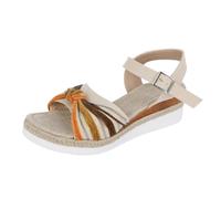 Générique Sandales Confort Femme Pieds Larges Chaussures Ete Femmes Décontracté Côté Creux Ceinture Boucle Pente Bas Chaussures Été Dames Sandales Chaussure Femme Compensée Éé Cuir (Khaki,39)