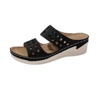 Générique Sandales confortables semelle souple pour femmes, chaussures la sandales de plage sangle creuse Pantoufle Fantaisie Hiver (41)