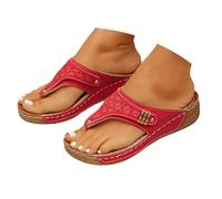 Générique Sandales De Élégants Sandales Compensées Femme Été Vadrouille Cool Brodée À Fond Épais pour Femmes des Quartiers Les Talons De Plate Forme Féminine Se sur Les Talons pour Femmes