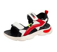 Générique Sandales de sport et chaussures de plage à semelles souples en polyuréthane à bout ouvert pour garçons et filles (Red, 33)