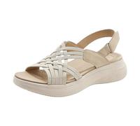 Générique Sandales D'été Pour Femmes Sandales À Compensé À Fond Doux D'été Pour Femmes Compensées Élégantes Sandale Cuir Femme Femme Mules Été Claquette Cfortables Mais Piscine Plage