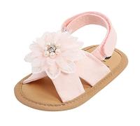 Générique Sandales Enfant Garcon Filles Gland Sandales Fleurs Semelle Souple Toddler Chaussures Princesse Chaussures Bouche De Poisson À Bout Ouvert Semelle Souple Princesse Toddler