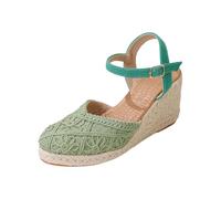 Générique Sandales estivales unies bout fermé pour femme, Chaussures de plage décontractées confortables, Modèle simple pour les baignades rapides, Pour la plage et les sorties à la piscine