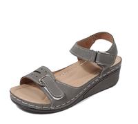 Générique Sandales Et Nu-pieds Femme Confortables Sandale Avec Boucle Sandale Réglable Femme Ete Plate Respirantes Semelles épaisses Compensées Sandales Chaussures Mode
