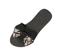 Générique Sandales et Slides Femme Orthopédique Plateforme Compensées,Modèle à Motif Floral en Mousse EVA Confortable,Sandales Romaines Multifonction Antidérapantes pour Maison Douche Piscine Plage
