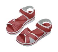 Générique Sandales Femme Été Compensées Confort Blanches Chaussures Décontractées À Bas de Pente pour Femmes,Sandales D'Été À La pour Dames Chaussures Femme Confort Chic Sandale Plage (Pink,39)