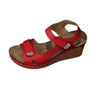 Générique Sandales Femme Été Compensées Liège, Printemps À Sandalette Nu Pieds Sandale Larges Pied Orthopedique Chaussures Soutien Voute Plantaire Confortable Mode, Sandales Femmes
