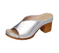 Générique Sandales Femme Été Confortable Chaussures De Plage Décontracté Espadrille Sandales Plage Et Piscine Chaussures Sandale Compensée Sandale Fermée Femme Espadrilles Bohème D'été Plateforme Été