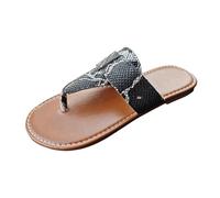 Générique sandales femme été confortable Dames D'été Décontracté Couleur Blocage Clip Toe Fond Plat Plage Vêtements Chauds Grande Taille Sandale Pantoufles Chaussettes Courtes Pour Femmes Noires