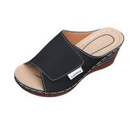 Générique Sandales Femme Été Confortable, Des Sandales Femme, Chaussure À Plateforme Décontractées D’été Ouvertes Aux Orteils Respirantes Évidées Confortables Pour École Et Sorties En Plein Air