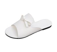 Générique Sandales Femme été Confortable Habillée Sandale Compensée Femme Creux Chaussure Femme Chic Talon Cuir Pas Cherr Grande Taille Soirée Mariage Casual Plage Chaussons (White, 39)