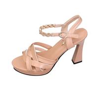 Générique Sandales Femme Été Mules Compensées Sandales De Marche Talon Plateforme Respirantes Plates Légèr Bout Ouvert Bohême Chaussures Femme Ete Talon Décontractées De Plage