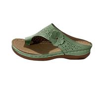 Générique Sandales Femme éTé String femme creux fleur femmes creux talon compensé pantoufles dame sandales femmes pantoufles