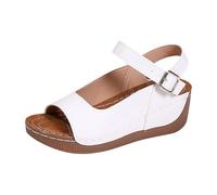 Générique Sandales Femme Sandales Orthopédiques À Plateforme Décontractées Pour Femmes Sandales Homme Cuir Marche Randonnée Fermées Été Extérieur Chaussures De Sport Plage D'eau Closed-Toe Gris