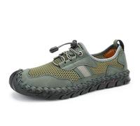 Générique Sandales grandes tailles pour homme en version perforée, Chaussures de sport confortables à séchage rapide, Tongs décontractées avec semelle souple, Pour plage, jardin et randonnées légères