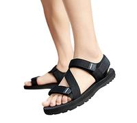 Générique Sandales Homme Ete - Sandales Homme Sport Mode décontractée Plage Respirante pour Hommes Pantoufle Jardin Sports de Plein air Conduite (Black 41)
