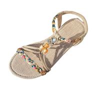 Générique Sandales Orthopédiques Pour Femme Hallux Valgus Sandales Femme Été Talonn 2026 Compensées De Printemps Pour Bohème Tendance L'été Le Travail Bureau Confortables Mignonnes Argenté (E, 39)