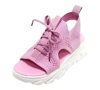 Générique Sandales Plastique Été nouvelle semelle épaisse maille sandales mode décontracté femmes chaussures fond plat évider mode femmes chaussures(37)