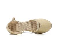 Générique Sandales Plastique Femmes boucle lin sandales plate-forme compensées mode polyvalent tressé boucle respirant compensées