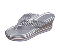 Générique Sandales Plateforme Sandales Femme D'été Élégantes Sandale Souple Sport Slippers Bas Bout Ouvert Soutien Arc Plantaire Flip Flop 2026 Orthopédique Été Bout Ouvert Confortables Pantoufles