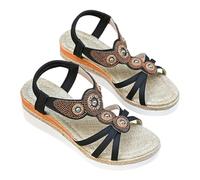 Générique Sandales Plates D'Été Femme Chaussure De Marche Pantoufles Avec Soutien La Voûte Plantaire Basket Rose Mules À Talons Clairs Art Été Claquettes Piscines Plage