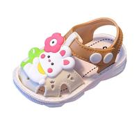 Générique Sandales plates pour enfants avec bout couvert, confortables pour tout-petits, antidérapantes pour la plage et le quotidien, taille 22-30