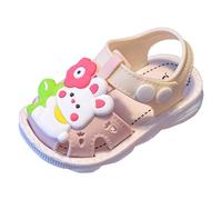Générique Sandales plates pour enfants avec bout couvert, confortables pour tout-petits, antidérapantes pour la plage et le quotidien, taille 22-30