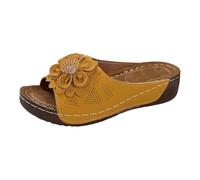 Générique Sandales Pour Femmes Été Sans Lat Appartements Été Ouvert Bas Confortable Plage Chaussures Décontractées Sandales Femme Confortable Premiumpour Femmes À Enfiler Avecde La Voûte Plantaire