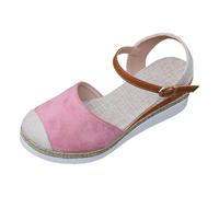Générique Sandales Pour Femmes Sandales Bout Ouvert Chaussures Femme Compensées Chaussons De Plage Sandale Sandale Femme Noire De Douche Plates Bout Ouvert Décor Cristal Légères Décontractées (41)