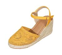 Générique Sandales Pour Femmes Sandales Bout Ouvert Chaussures Femme Compensées Chaussons De Plage Sandale Sandale Femme Noire De Douche Plates Bout Ouvert Décor Cristal Légères Décontractées (37)