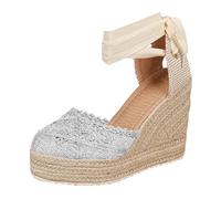 Générique Sandales Pour Femmes Sandales Bout Ouvert Chaussures Femme Compensées Chaussons De Plage Sandale Sandale Femme Noire De Douche Plates Bout Ouvert Décor Cristal Légères Décontractées (40)