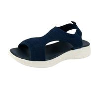Générique Sandali Donna Comfort Ortopedici Con Strappo Regolabile Ideale per Anziani Tomaia Mesh Traspirante Suola Ammortizzata Antiscivolo Ideali Piedi Sensibili Estate