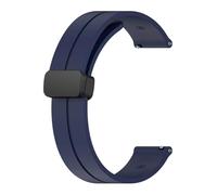 Générique Sangle à boucle magnétique compatible avec Venu 3/Forerunner 255 Music/Vivoactive 4/Vivoactive 3 Band Venu 2 Plus 20 22 mm Silicone Sports(Lake Blue,22mm)