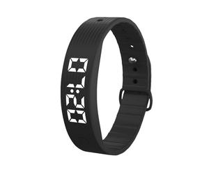 Générique Sangle d'alarme Leese - Montre du Bracelet Vibrant, Vibration personnelle Intelligente. Strape Noirs SEWS-UP pour et Adultes, Le Sommeil, réunions, la Sieste, la Cuisine, la cuisi