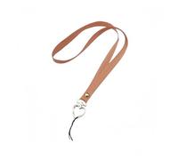 Générique Sangle de Cou réglable en métal for téléphone Portable en Forme de cœur - Cordon Universel for téléphone Portable, Anti-Perte(Brown)