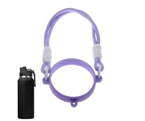 Générique Sangle de poignée de Bouteille d'eau - Support de Transport pour Un Transport Facile | Sangle en Nylon avec Boucle réglable, transports antidérapante, Accessoire Portable pour Le Sport, l