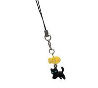 Générique Sangle de téléphone élégante et porte-clés en perles artisanales, jolis chats à la mode, cadeaux portables pour dames à la mode, sangle d ' appareil photo à la mode