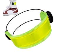 Générique Sangle Jambe Cyclisme | Manchette Réfléchissante pour Pantalon Vélo - Bande de Cheville de Sécurité Cycliste | pour Cyclistes Motards Randonneurs Femmes Hommes Trajet Ville Route Course