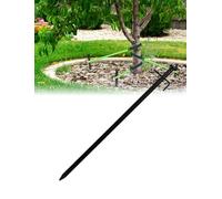 Générique Sangles de Maintien pour Arbre, 3,8 cm avec piquets d’ancrage | Kit de haubanage pour jeune arbre avec corde réfléchissante 4 mm, piquets en fonte 30 cm(1-pack Ground stake)