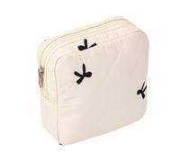 Générique Sanitary Pad Storage Bag, Stylish Portable Zipper Menstrual Pad Bag, Feminine Care Holder for Tampons, Nursing Pads, Ideal for Women and Teen Girls, 5.51x1.97x5.51in