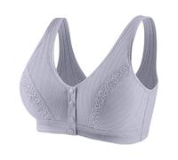 Générique sans Complexe Soutien Gorge Soutien-Gorge de Maintien pour Femmes Post-Partum Portant Une prothèse Thoracique,sous-vêtements avec Fermeture Frontale. Confort et Style au Quotidien.(Grey,38)