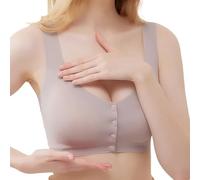 Générique sans Complexe Soutien Gorge Soutien-Gorge Post-Chirurgie pour la récupération Fermeture Avant Idéal pour Les Patients Confortable et Polyvalent Une Utilisation Quotidienne(Light Gray,M)