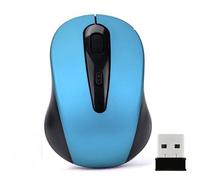 Générique sans Fil Bluetooth Souris Compatible,2.4g Slim Silencieux Ordinateur 1600dpi RéGlable Mini Souris Optique D’Ordinateur pour Ordinateur Portable De Bureau (Bleu)