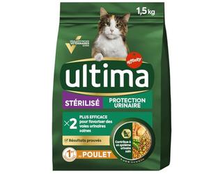 Générique sans Marque - Croquettes Chat Stérilisé, Protection Urinaire et Équilibre Nutritionnel, Sachet 1,5 kg - Lot de 3