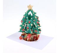 Générique Santa Claus 3D carte décorative de Noël, idéal pour la saison des fêtes, cadeau chéri pour les parents, frères et sœurs, enseignants