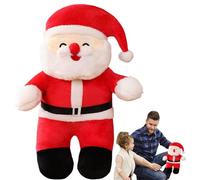 Générique Santa Claus Doll - 1 Christmas Pillow Soft confortant Coussin pour la Famille, Friends Gading of Festive Design, Holiday Pluxie for Home DÉCOR, Rouge, 7.87X3.94X13.78