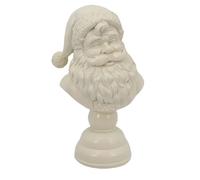Générique Santa Figures Decorations | Half Body Resin Figurine Ornament | Christmas Santa Statue | for Home Dorm Bedroom Apartment Living Room Counter Bookshelf Party Holiday Winter Festival Décor