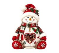 Générique Santa Treat Container Festive Cookie Holder Plush Holiday Storage | Christmas Candy Cookie Boxes 5X8X15CM, For Living Room Dining Room Bedroom Desk Party Kitchen Dinner Bar Home Office