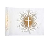 Générique Santex - Chemin DE Table CÉRÉMONIE Religieuse 30CMX5M Blanc