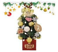 Générique Sapin De Noël - Figurines Artificielles avec Accessoires,Sapin De Noël De Bureau | pour Les Fêtes, La Maison, Le Bureau, La Chambre, l'hiver, La Famille Et Les Occasions